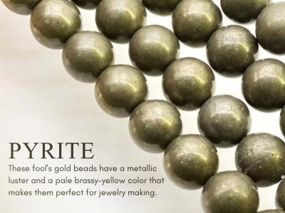 Pyrite Round Beads